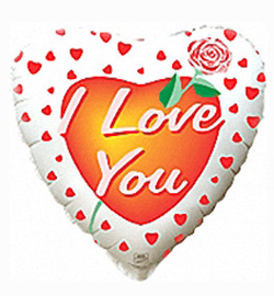 Фольгированный шар "I love you"