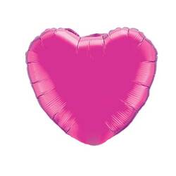 Фольгированный шар "Розовое сердце" №44